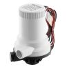 Livewell Pump for Boat, 12V 1600 GPH Straight Livewell Aerator Pump with Dual Inlet, ABA Housing & Detachable Motor Cartridge