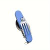 "Carabiner-Ready Multi-Tool – Clip to Backpacks for On-the-Go Meals"